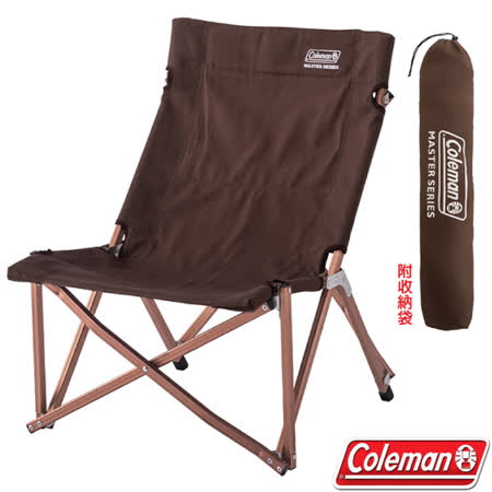 【美國 Coleman】達人帆布低坐姿休閒椅(耐重80kg).折疊椅.導演椅.折合椅.露營椅/CM-37442✿30E010
